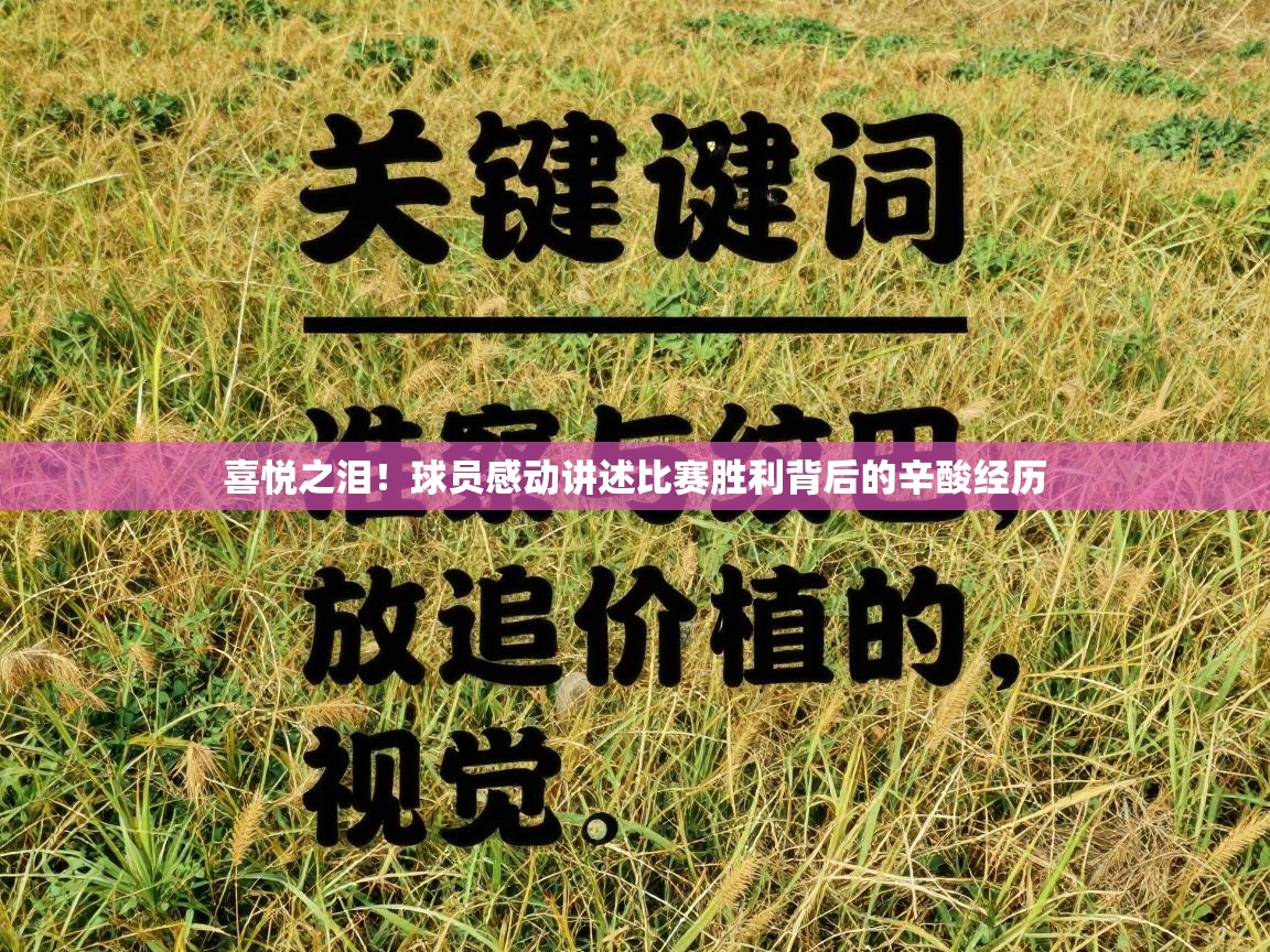 喜悦之泪！球员感动讲述比赛胜利背后的辛酸经历  第1张
